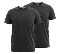 FORSBERG einfarbiges T-Shirt im Doppelpack 3XL anthrazit