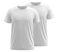FORSBERG einfarbiges T-Shirt im Doppelpack 4XL weiss