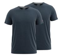 FORSBERG einfarbiges T-Shirt im Doppelpack XL navy