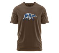 FORSBERG Espenson T-Shirt mit Brustlogo S braun/blau