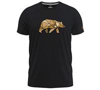 FORSBERG Espenson T-Shirt mit Brustlogo M schwarz/bronze