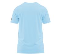 FORSBERG Finnson T-Shirt mit stylischem Bär Brustlogo Rundhals für Herren in Vier verschiedenen Farbkombinationen, Farbe:Pastellblau, Größe:XL
