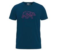 FORSBERG Finnson T-Shirt mit Brustlogo M marineblau