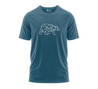FORSBERG Finnson T-Shirt mit Brustlogo 4XL nachtblau/weiß