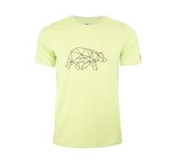 FORSBERG Finnson T-Shirt mit Brustlogo M limettengrün