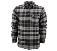 FORSBERG Flanellhemd Reyvo II, Farbe:grau/schwarz, Größe:XL