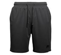 FORSBERG Jogger Shorts | Kurze Hose | Jogging Short mit Seitentaschen | Logo Print auf der Vorder- und Rückseite, Farbe:schwarz, Größe:L