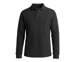 FORSBERG Langarm Poloshirt aus Baumwolle 3XL schwarz
