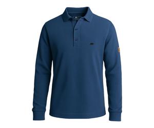 FORSBERG Langarm Poloshirt aus Baumwolle 4XL marineblau