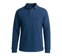FORSBERG Langarm Poloshirt aus Baumwolle M marineblau