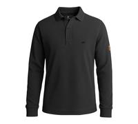 FORSBERG Langarm Poloshirt aus Baumwolle XL schwarz