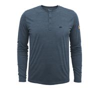 FORSBERG Longsleeve mit Knopfleiste S marineblau