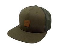 FORSBERG olivfarbene Cap mit Netzgewebe uni oliv