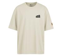FORSBERG Oversized T-Shirt mit Brustlogo S beige