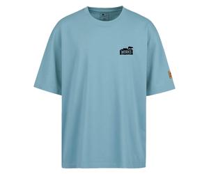 FORSBERG Oversized T-Shirt mit Brustlogo XXL hellblau