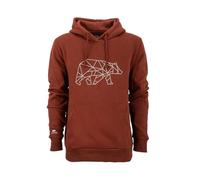 FORSBERG Pettarson Hoodie mit Logo XL bordeaux