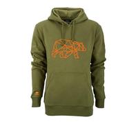 FORSBERG Pettarson Hoodie mit Logo S oliv