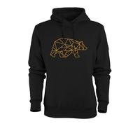 FORSBERG Pettarson Hoodie mit Logo M schwarz/bronze