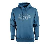 FORSBERG Pettarson Hoodie mit Logo S blau