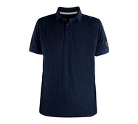 FORSBERG Poloshirt mit Knopfleiste S marineblau