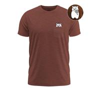 FORSBERG Stoltson T-Shirt mit Brusttasche 4XL bordeaux