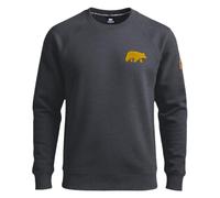 FORSBERG Sweatshirt Herren mit Frottee-Bärenlogo - weiches Baumwoll-Sweatshirt für Freizeit, Alltag und Arbeit, hoher