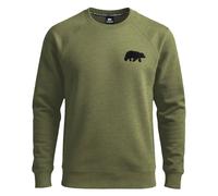 FORSBERG Sweatshirt mit Frottee Logo 4XL oliv