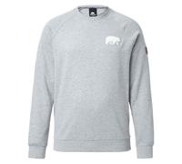 FORSBERG Sweatshirt mit Frottee Logo hoher hochwertig robust bequem Gute Passform, Farbe:hellgrau, Größe:3XL