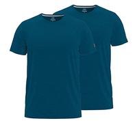 FORSBERG einfarbiges T-Shirt im Doppelpack M petrol