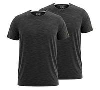 FORSBERG einfarbiges T-Shirt im Doppelpack XL anthrazit