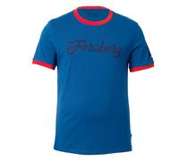 FORSBERG T-Shirt mit Vintage Logo hochwertige Qualität Gute Passform hoher Vintage Style, Farbe:blau, Größe:3XL