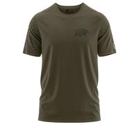 FORSBERG Thyrison T-Shirt Brustlogo L dunkeloliv/schwarz