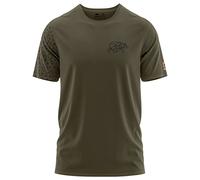 FORSBERG Thyrison T-Shirt Brustlogo XL dunkeloliv/schwarz