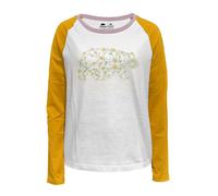 FORSBERG zweifarbiges Longsleeve Damen Biobaumwolle S creme/bronze