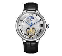 FORSINING Herren-Armbanduhr, automatisch, Handaufzug, Tourbillon, Mondphase, mechanische Armbanduhr, modisch, Business, wasserdicht, leuchtend, weiß 2
