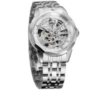 FORSINING Herren-Armbanduhr, automatisch, selbstaufziehend, Skelett, beliebt, mechanisch