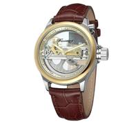 Forsining Luxus-Business-Männer-Armbanduhr mit hohlem Automatik-Uhrwerk (#c)