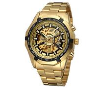 FORSINING Men's Automatic Analog Stainless Steel Bracelet Antique Round Watch FSG8042M4G3