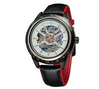 FORSINING Men's Automatic Selfw-winding Skeleton Analogue Watch Leather Strap FSG8042M3 FSG8042M3T4