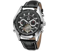FORSINING Men's Automatic Tourbillion Leather Wrist Watch FSG340M3T1