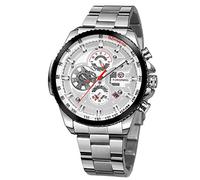 FORSINING Men's Chronograph Analog Automatic Movement Watch with Stainless Steel Bracelet FSG6909M4T8