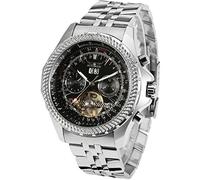 FORSINING Men's Luxury Brass Band Automatic Self-Winding Wrist Watch JAG070M4S2