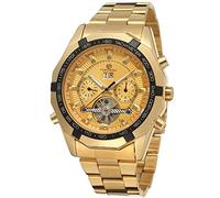 FORSINING Mens Luxury Stainless Steel Automatic Calendar Anglog Wristwatch FSG340M4G3