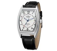 FORSINING Men's Stylish Automatic Self-Wind Leather Strap Watch with Analog Display WRG8143M3S2
