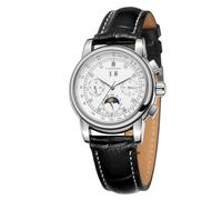 FORSINING Wasserdichte automatische Business-Armbanduhr für Damen, multifunktional, Kalender, selbstaufziehend, modisch, Chronograph, Armbanduhr