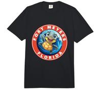 Fort Myers Florida Cute Sea Turtle Ocean Vibes Comfort Colors Adult Heavyweight T-Shirt