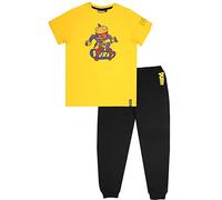 Fortnite - Kinder-Pyjama - Schwarz-gelber Pyjama mit Durr Burger Beef Boss-Motiv - Nachtwäsche aus 100% Baumwolle - Offizielles Merchandise - 15 Jahre