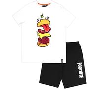 Fortnite - Kinder-Pyjama - Shorts-Pyjama Durr-Burger-Beef-Boss-Motiv - Nachtwäsche aus 100% Baumwolle - Offizielles Merchandise - 15 Jahre