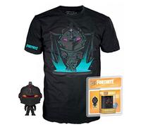 Fortnite Pocket POP! & Tee Minifigur & T-Shirt Set Black Knight Größe XL