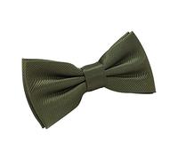 fortunatever Vorgebundene Fliege für Jungen, verstellbare Smoking-Fliege für Jungen, in mehreren Farben (27,9 - 48,3 cm), Olivgrün, Einheitsgröße